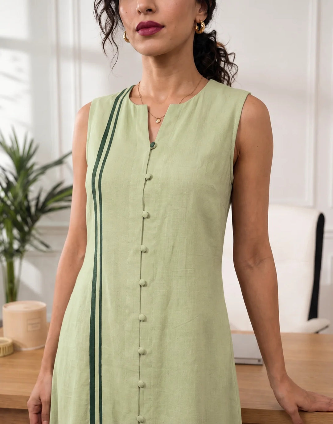 The Axis Green Dress/Kurta