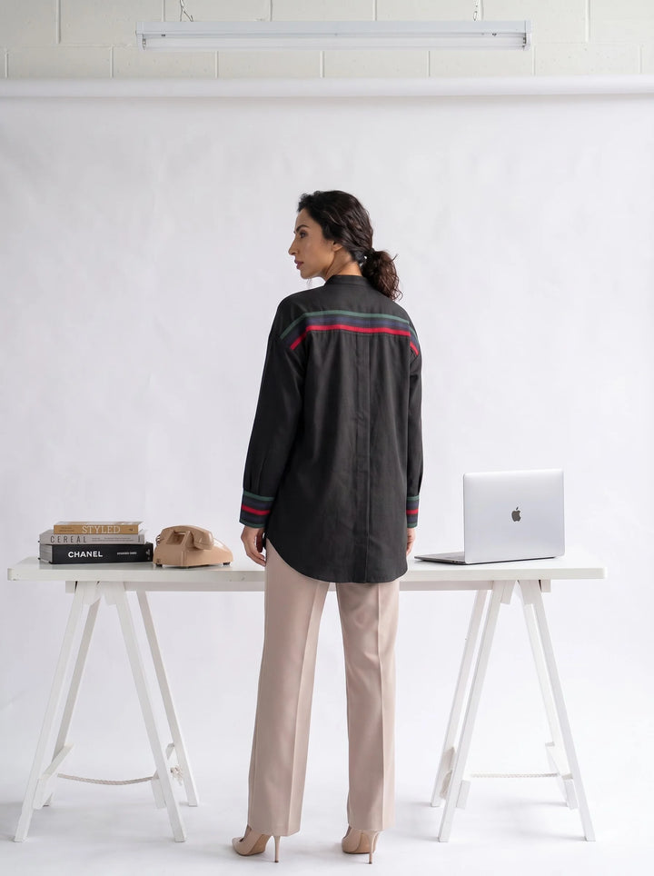 The Horizon Black Shirt