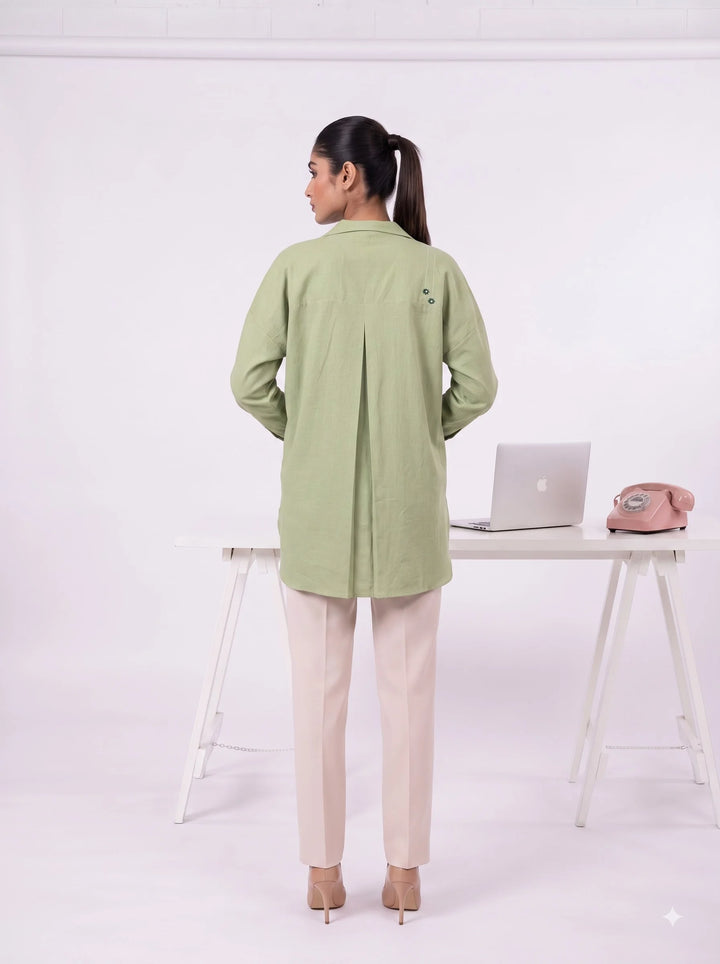 The Line Green Shirt