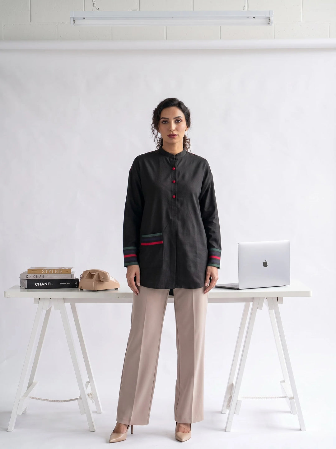 The Horizon Black Shirt