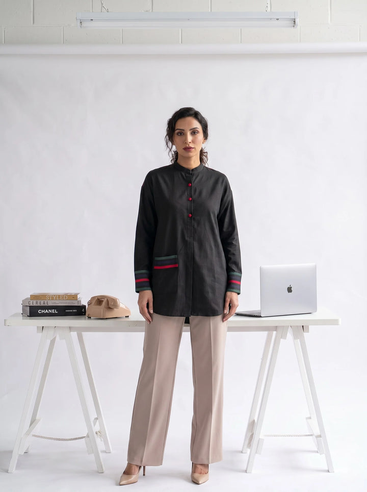 The Horizon Black Shirt