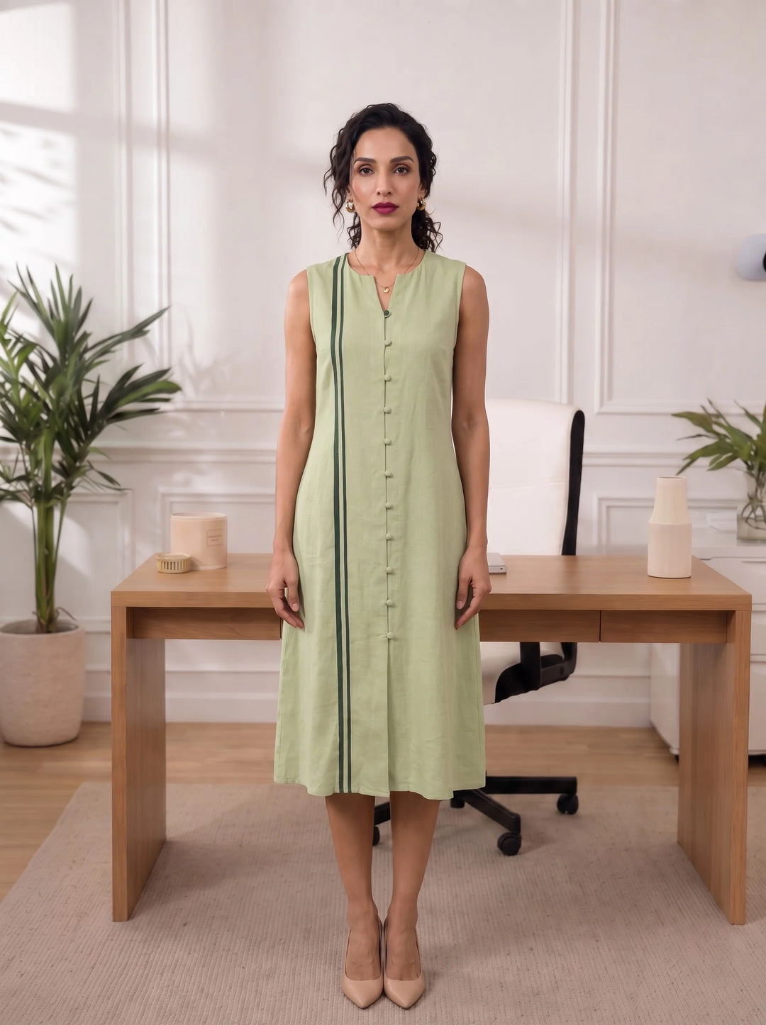 The Axis Green Dress/Kurta