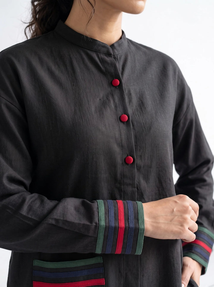 The Horizon Black Shirt