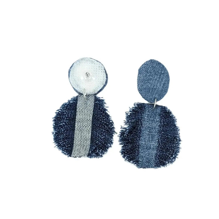 Blue Feather Drop - MAGS By Sananda Basak - A Sustainable Fashion Brand