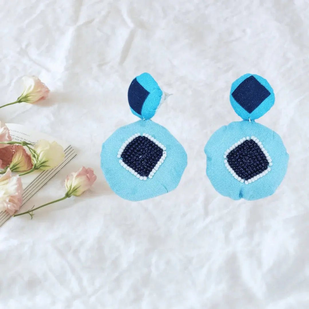 Blue Potli Drop - MAGS By Sananda Basak - A Sustainable Fashion Brand