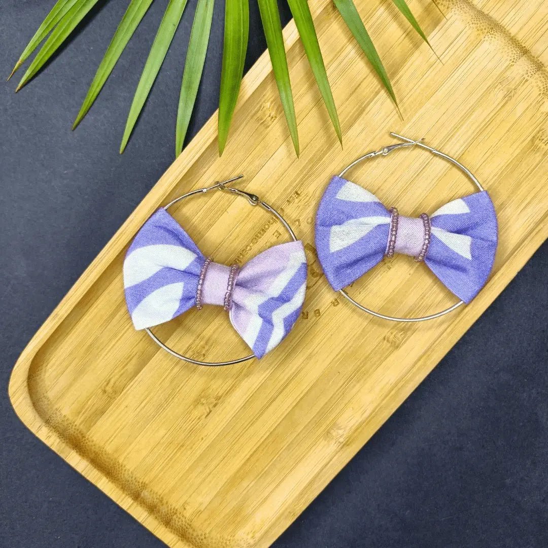 Bow Hoop - Tiles - MAGS By Sananda Basak - A Sustainable Fashion Brand