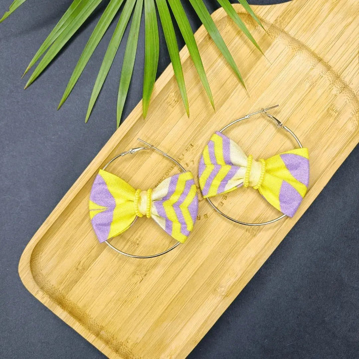 Bow Hoop - Tiles - MAGS By Sananda Basak - A Sustainable Fashion Brand