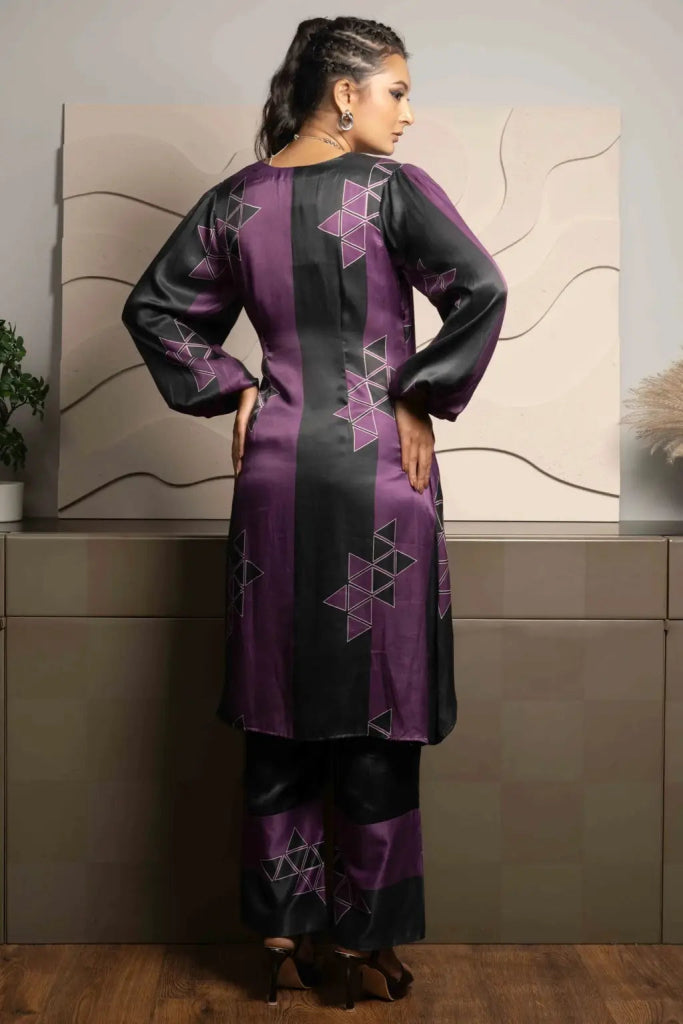 Cosmic Duo Kurti & Pants - MAGS By Sananda Basak - A Sustainable Fashion Brand