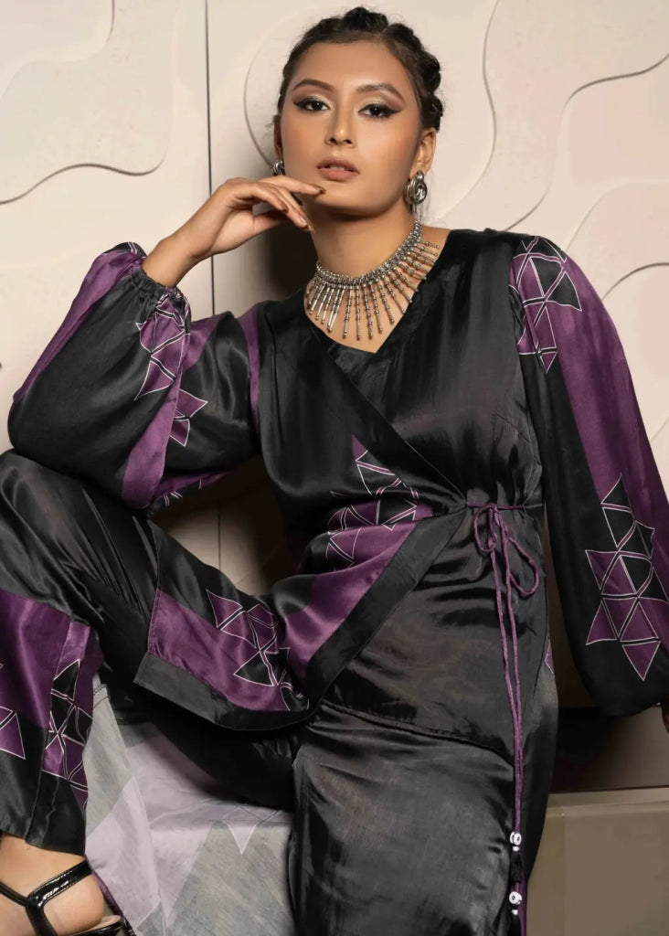 Cosmic Duo Kurti & Pants - MAGS By Sananda Basak - A Sustainable Fashion Brand