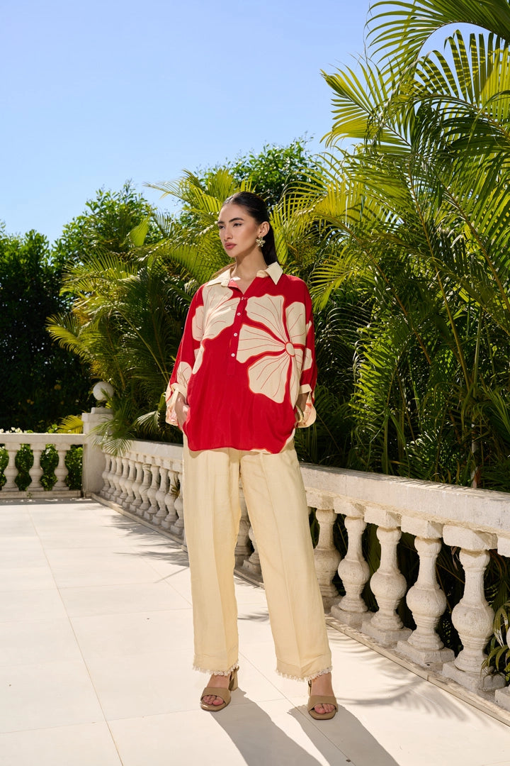 Crimson Hibiscus Set