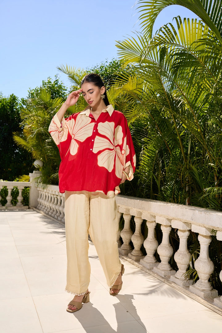 Crimson Hibiscus Set