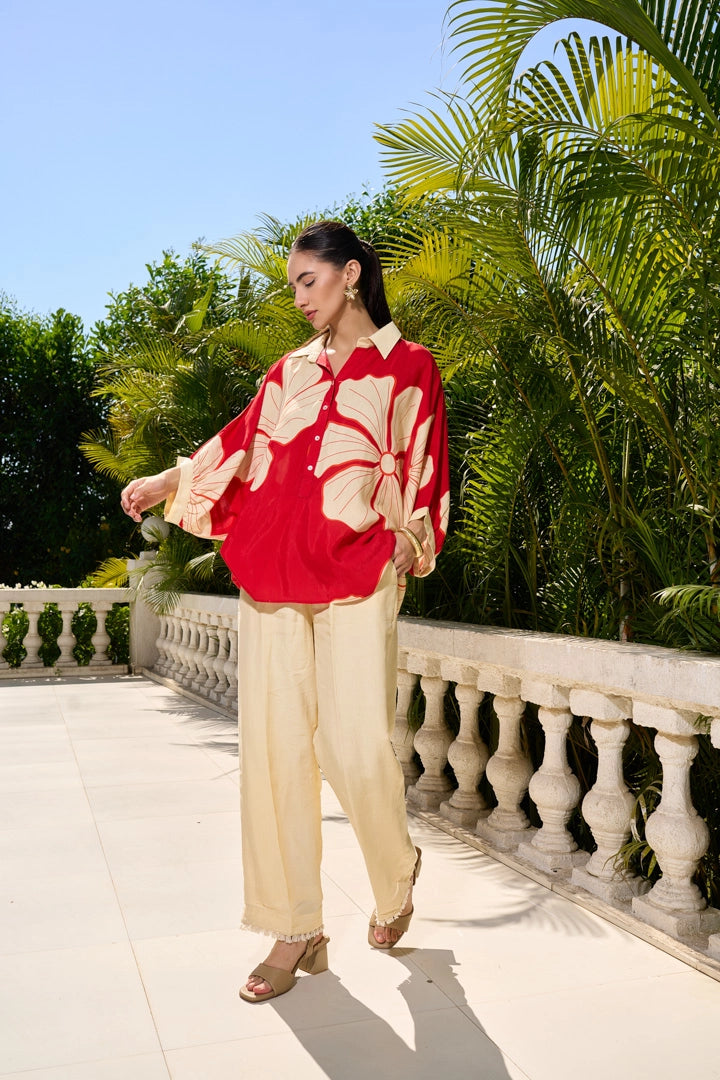 Crimson Hibiscus Set