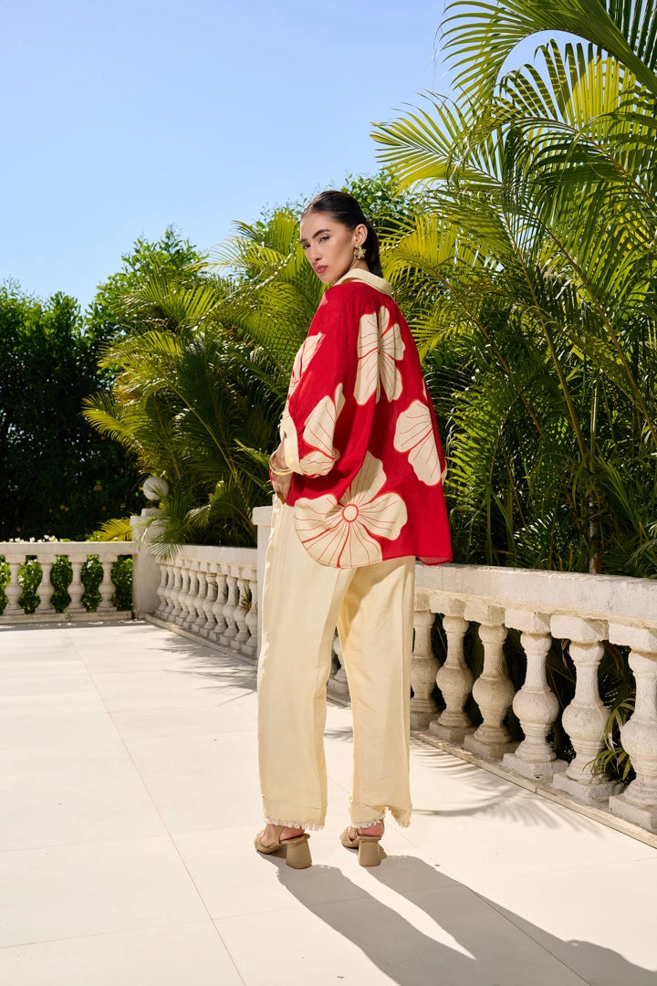 Crimson Hibiscus Set