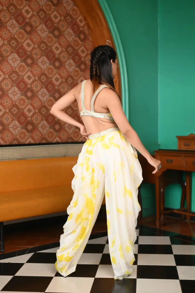 Dhoti Set - MAGS By Sananda Basak - A Sustainable Fashion Brand