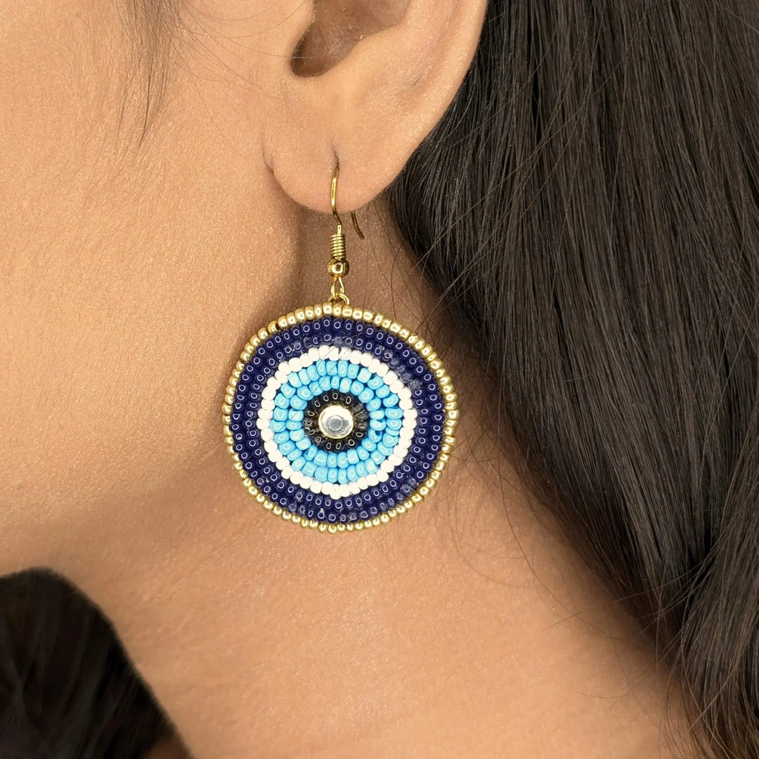 Evil Eye Dangler - MAGS By Sananda Basak - A Sustainable Fashion Brand