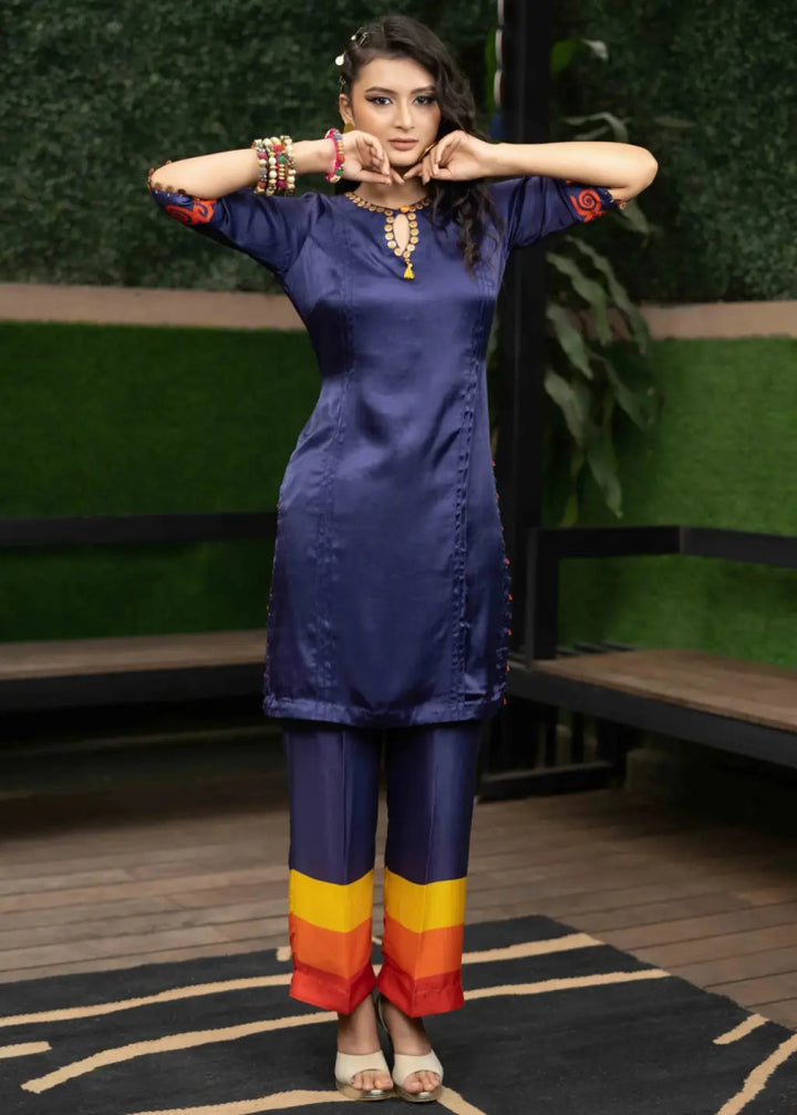 Fiery Horizon Set - MAGS By Sananda Basak - A Sustainable Fashion Brand