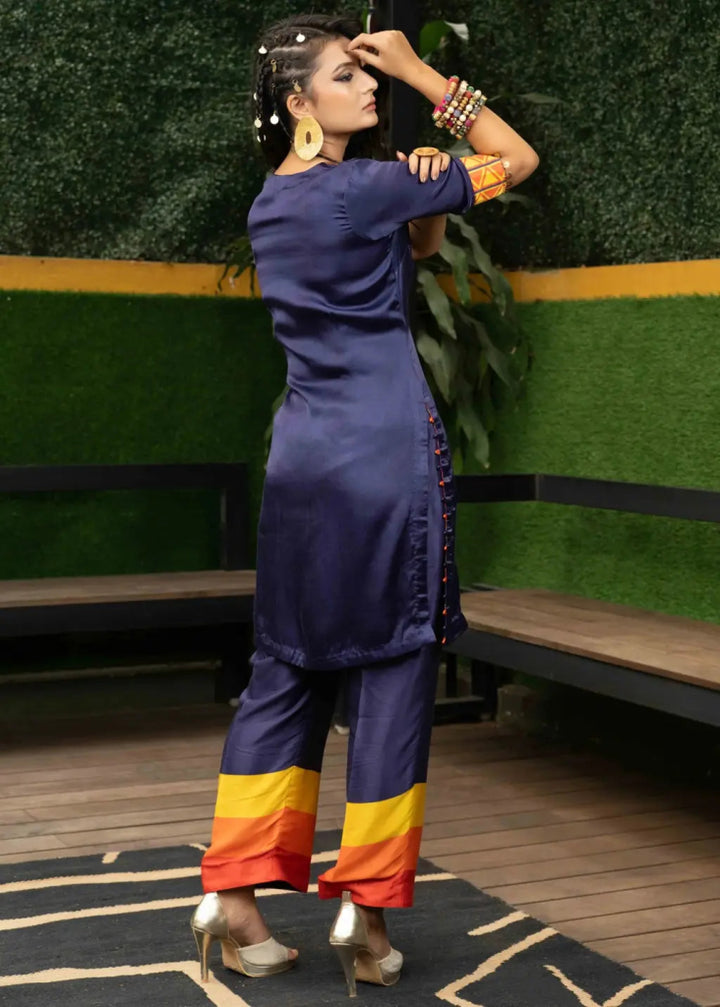 Fiery Horizon Set - MAGS By Sananda Basak - A Sustainable Fashion Brand