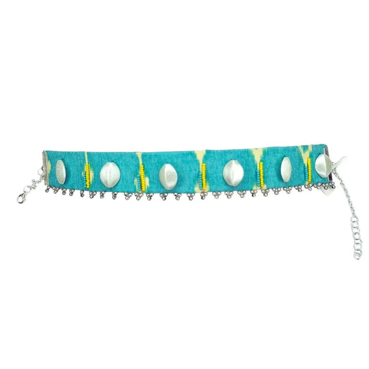 Green Choker - MAGS By Sananda Basak - A Sustainable Fashion Brand