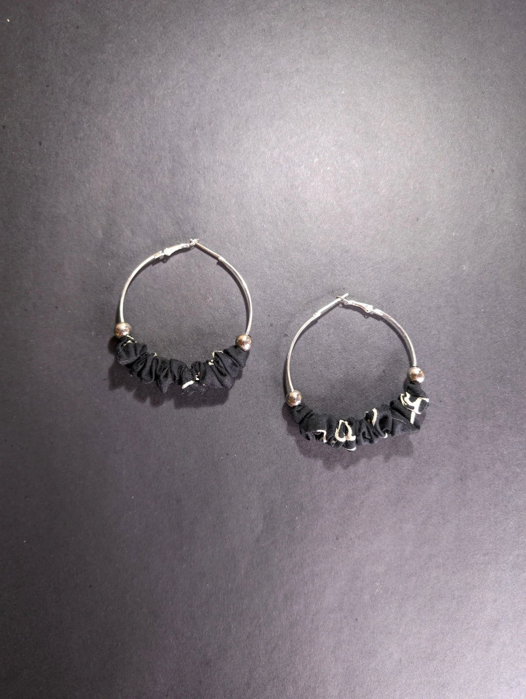 Half Gathered Hoop - MAGS By Sananda Basak - A Sustainable Fashion Brand