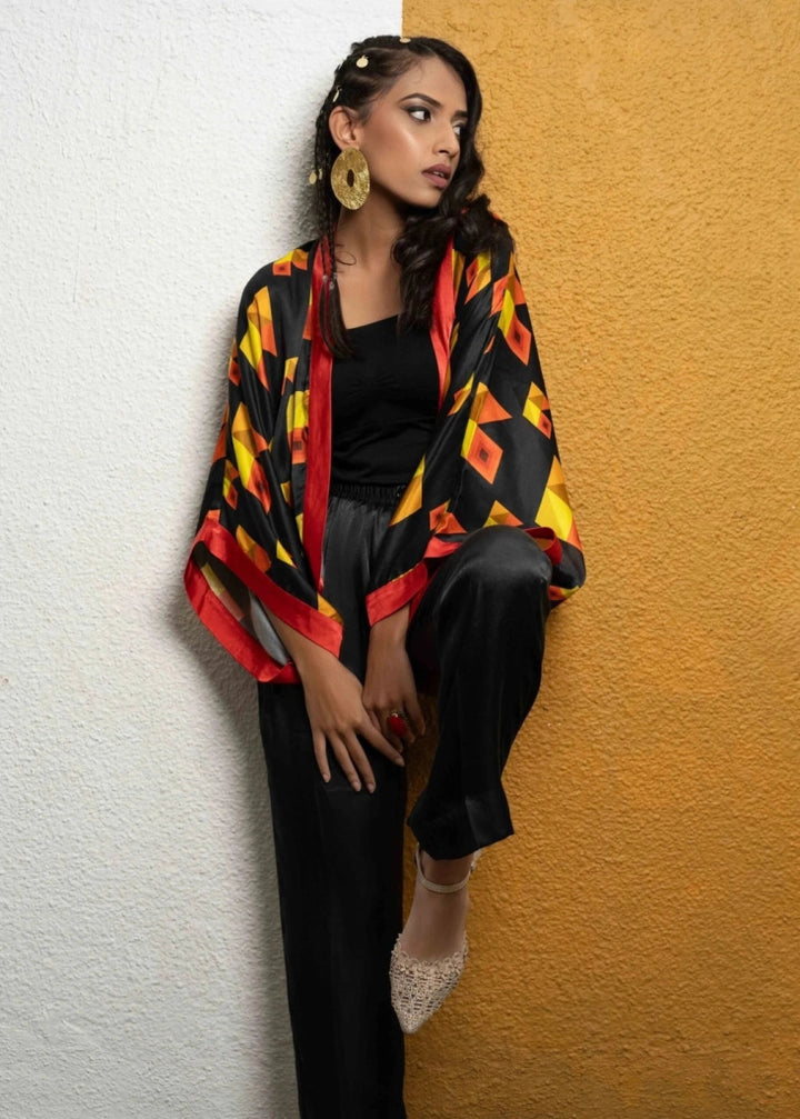 Inferno Night Jacket - MAGS By Sananda Basak - A Sustainable Fashion Brand