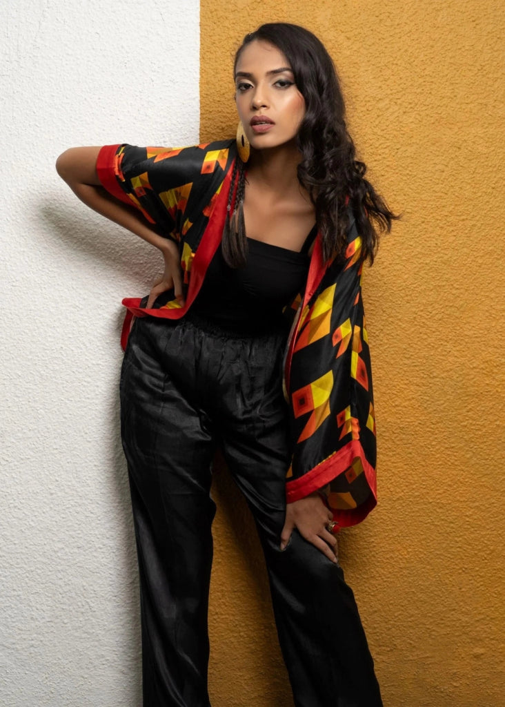 Inferno Night Jacket - MAGS By Sananda Basak - A Sustainable Fashion Brand