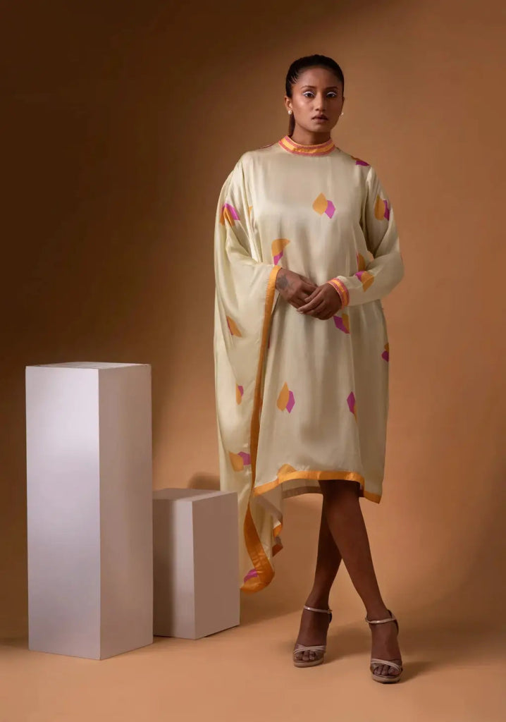Leaf Breeze Kaftan - MAGS By Sananda Basak - A Sustainable Fashion Brand