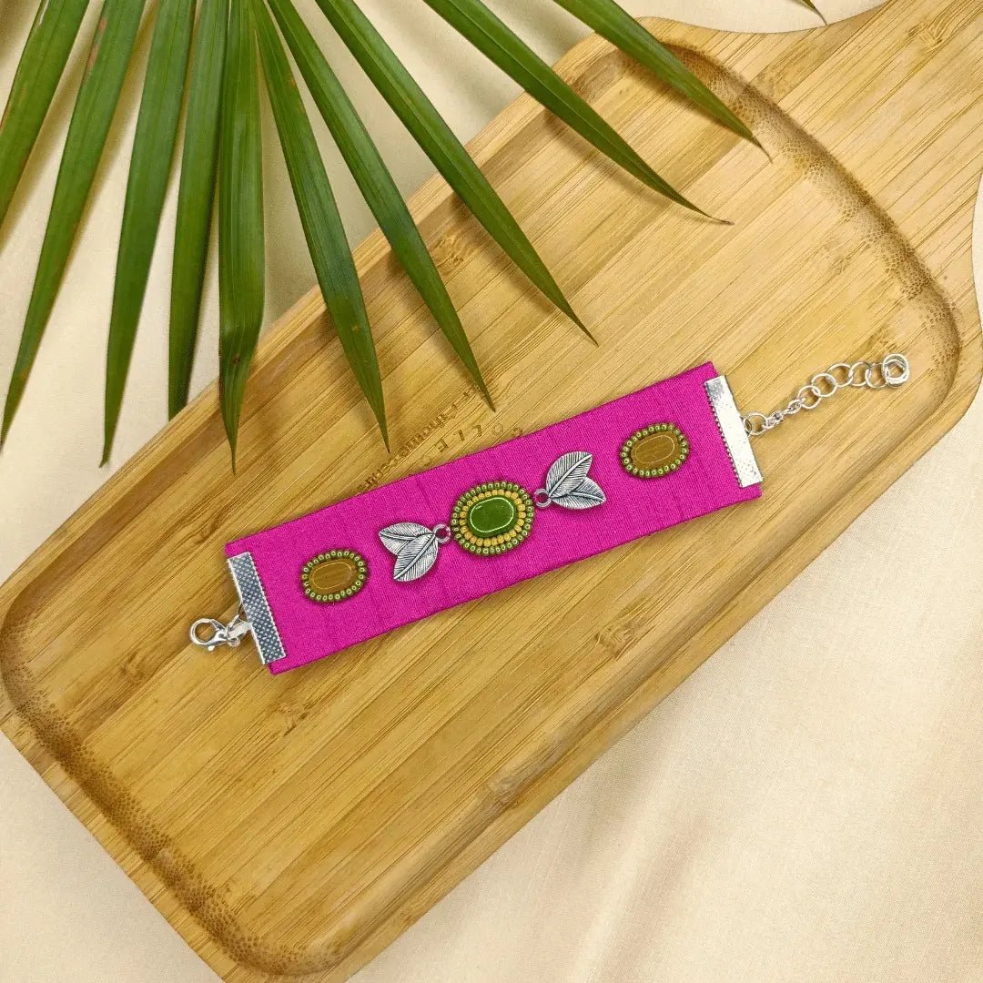 Lotus Leaf Bracelet - MAGS By Sananda Basak - A Sustainable Fashion Brand