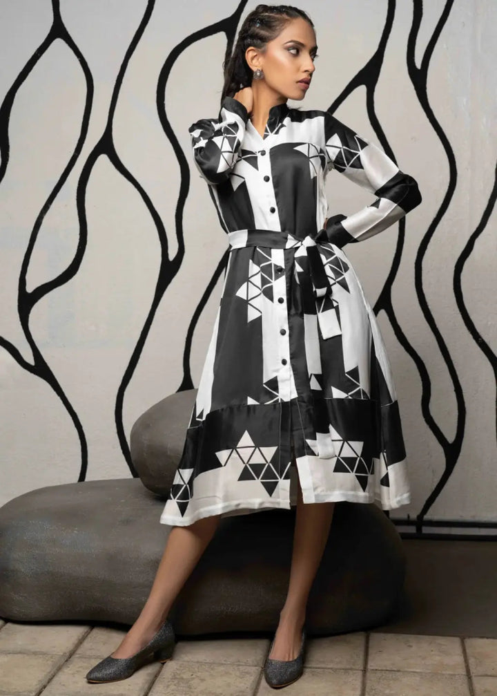 Lunar Eclipse Dress - MAGS By Sananda Basak - A Sustainable Fashion Brand