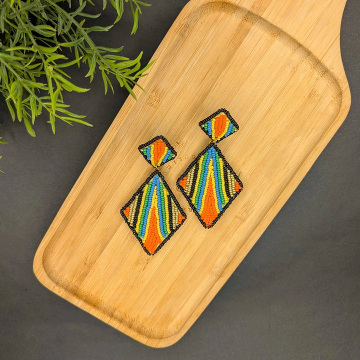 Maasai Earring - MAGS By Sananda Basak - A Sustainable Fashion Brand