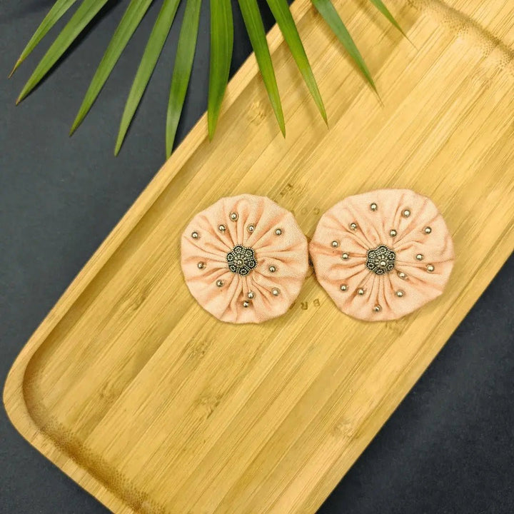 Peach Flower Top - MAGS By Sananda Basak - A Sustainable Fashion Brand