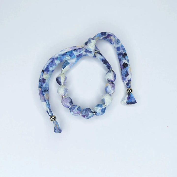 Purple Beaded Bracelet - MAGS By Sananda Basak - A Sustainable Fashion Brand