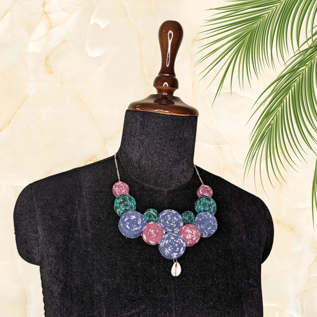 Spiral Necklace - MAGS By Sananda Basak - A Sustainable Fashion Brand