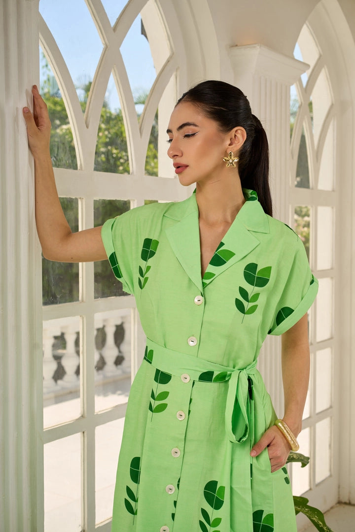 Spring Green Dress
