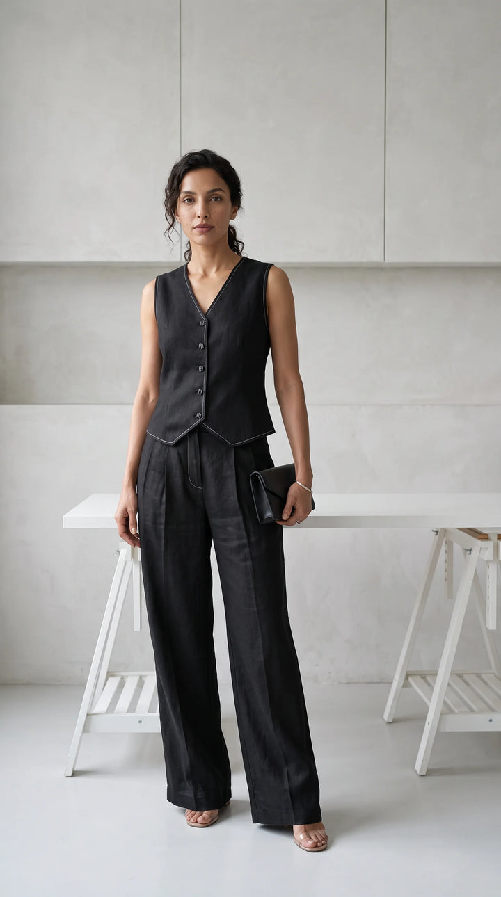 The Balance Black Waist Coat