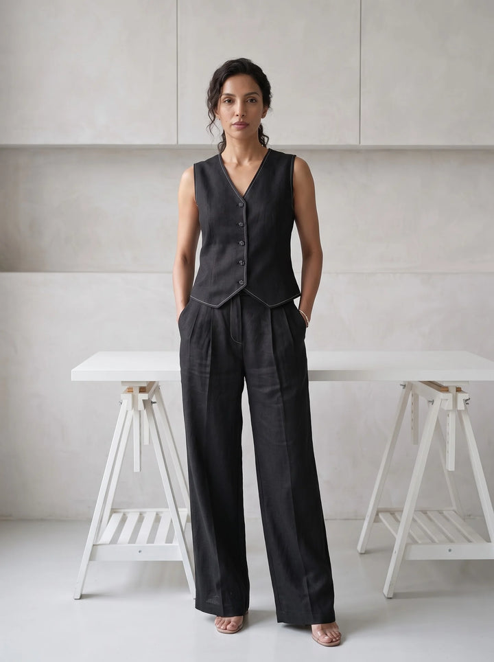 The Balance Black Waist Coat