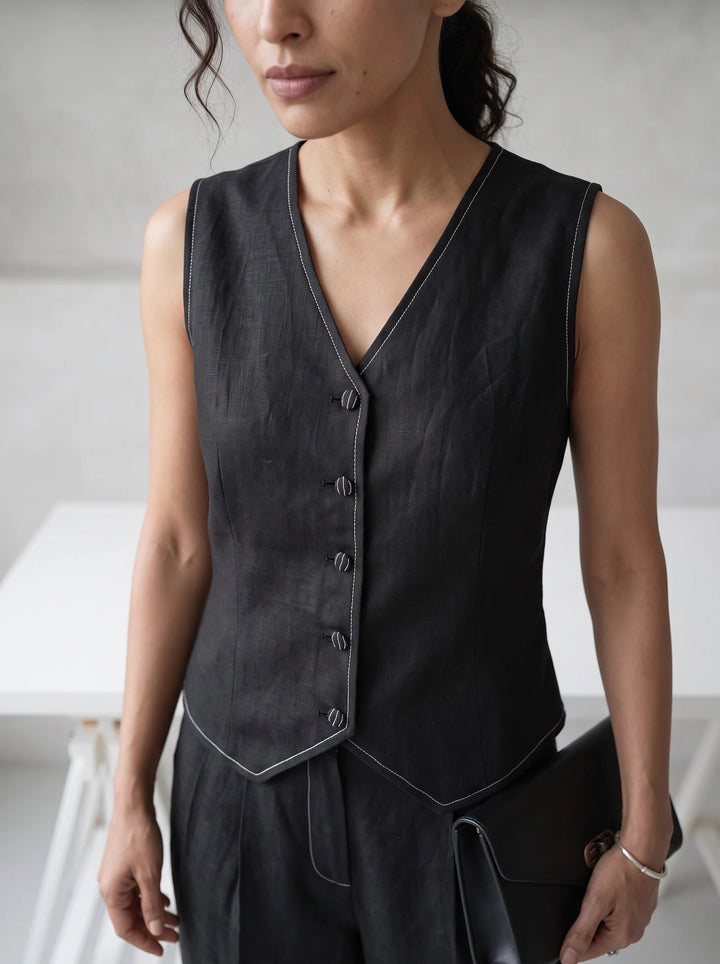 The Balance Black Waist Coat