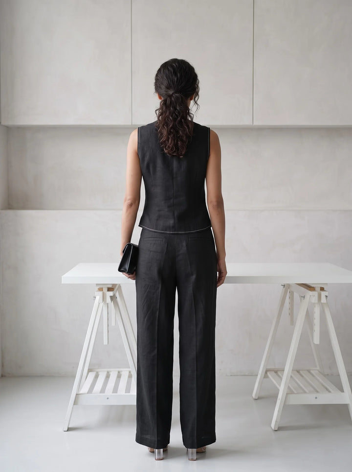 The Balance Black Waist Coat