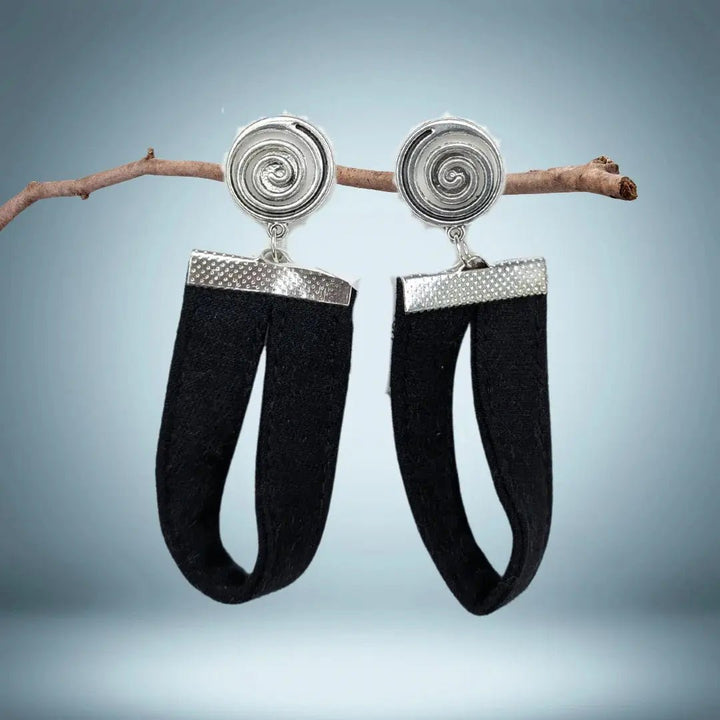 Twisted Black Drop - MAGS By Sananda Basak - A Sustainable Fashion Brand