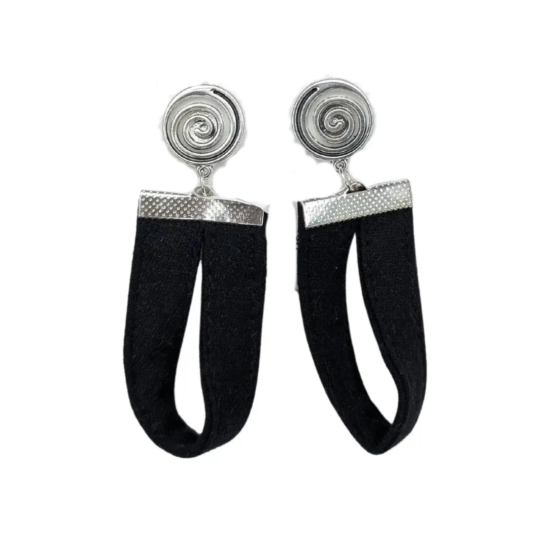 Twisted Black Drop - MAGS By Sananda Basak - A Sustainable Fashion Brand