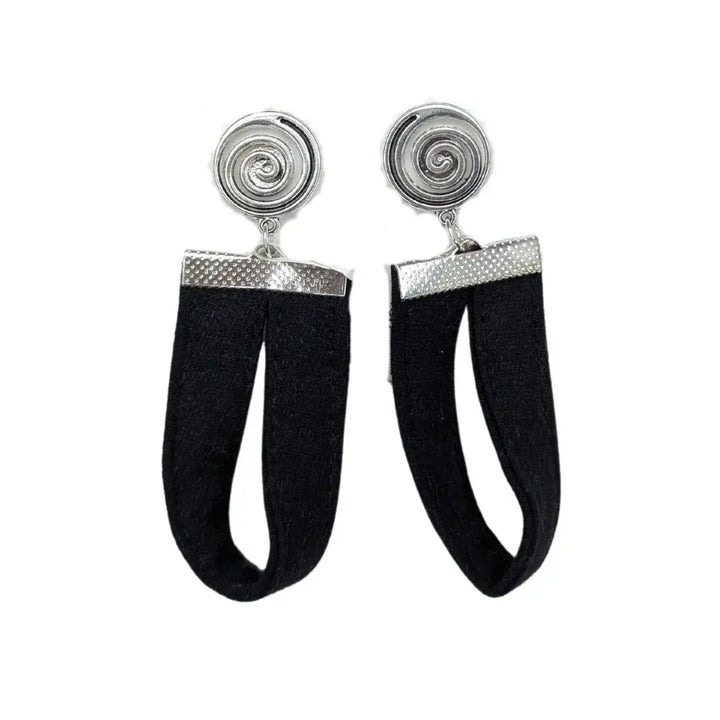 Twisted Black Drop - MAGS By Sananda Basak - A Sustainable Fashion Brand