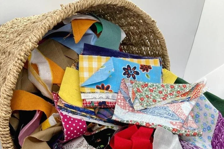 Fabric scraps repurposed into jewellery at MAGS