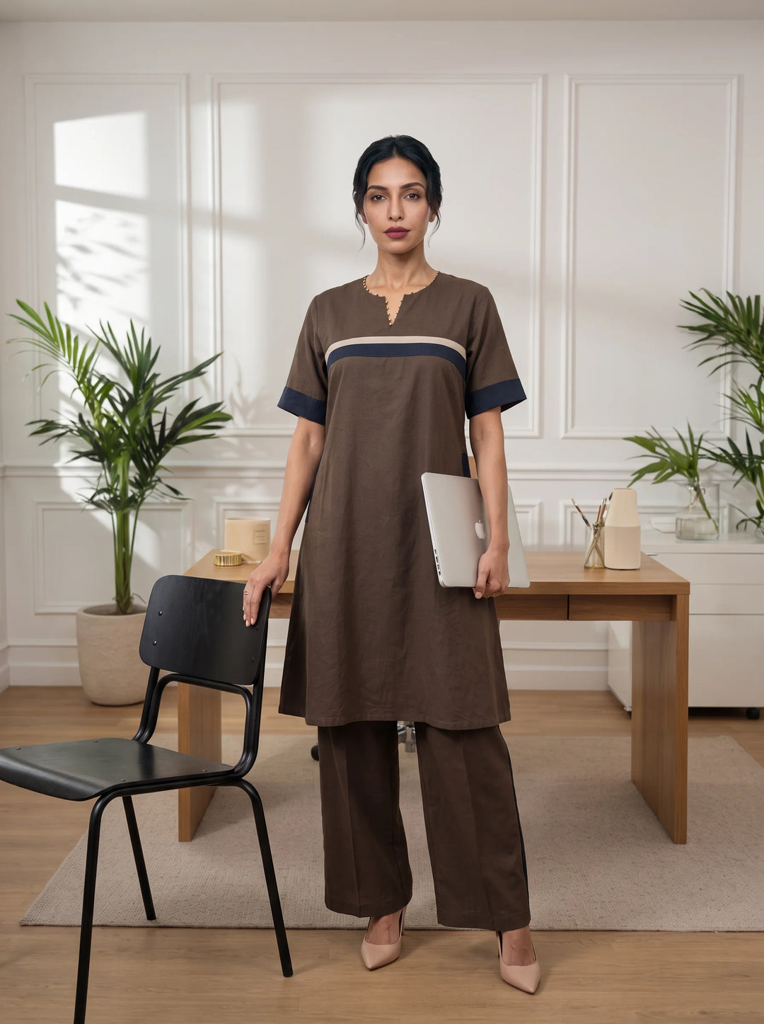 The Horizon Brown Kurta Set
