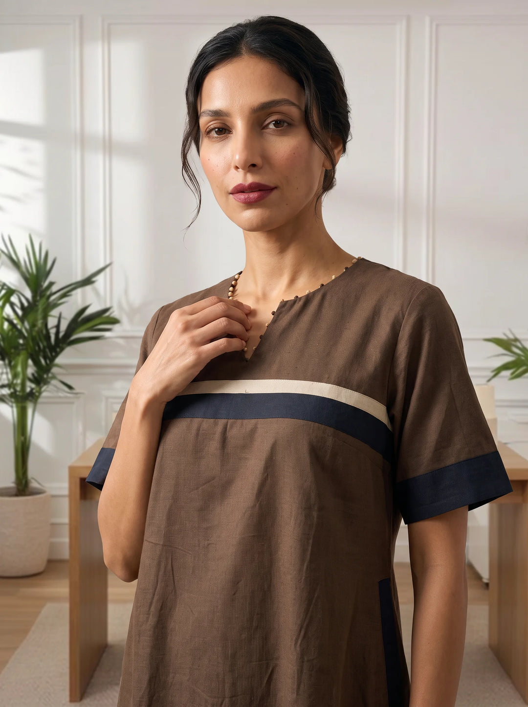The Horizon Brown Kurta Set