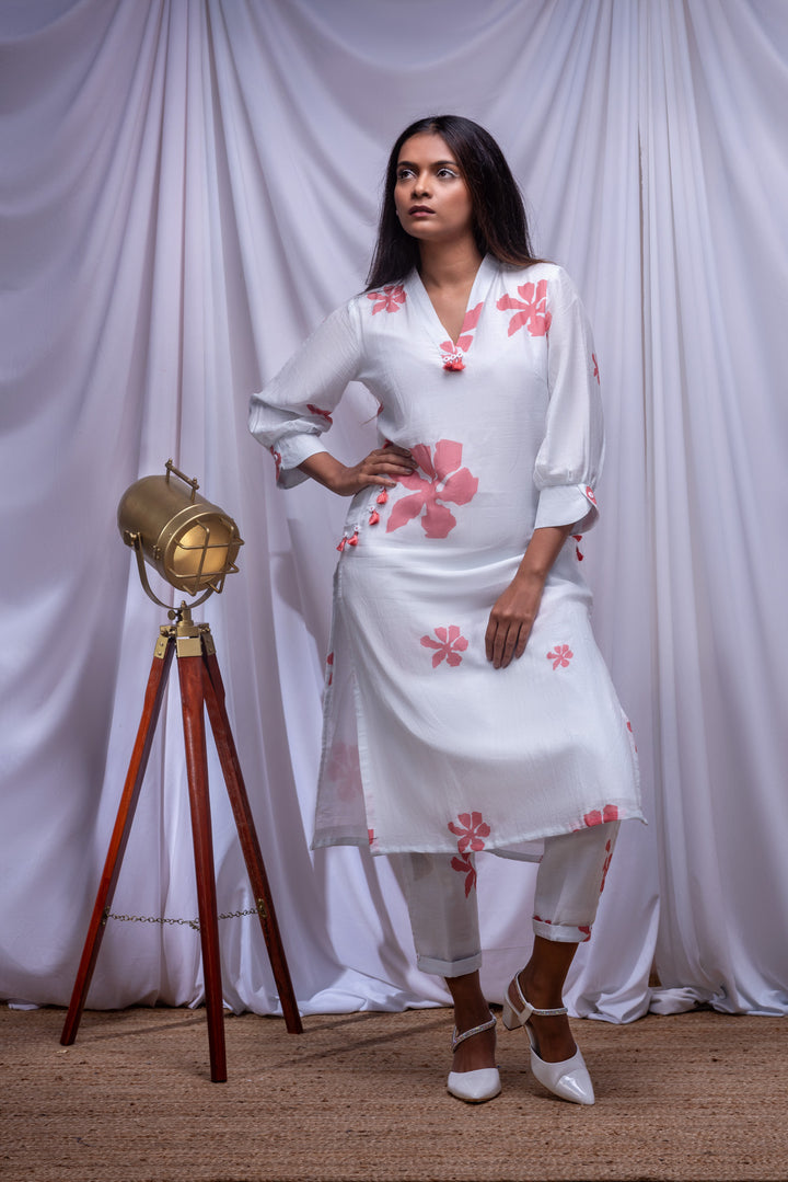 Cream Dream Co - ord Set - MAGS By Sananda Basak - A Sustainable Fashion Brand