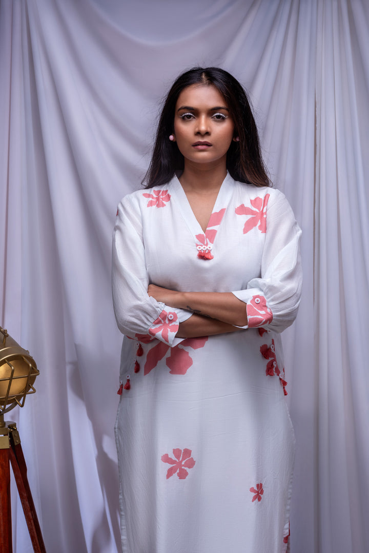 Cream Dream Co - ord Set - MAGS By Sananda Basak - A Sustainable Fashion Brand